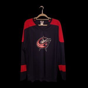 NHL Blue Jackets Long Sleeve Tee - Size XL